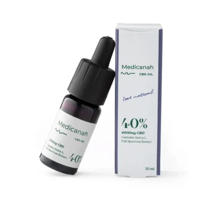 Medicanah 40%-os teljes spektrumú CBD olaj, 4000mg, THC-mentes, 10ml